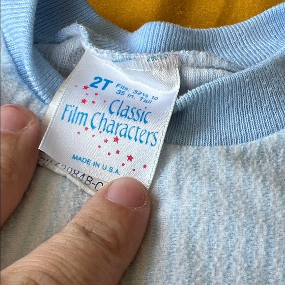 Bambi Vintage 90’s Pastel Snowflake Nightgown Disney Retro - Picture 4 of 7